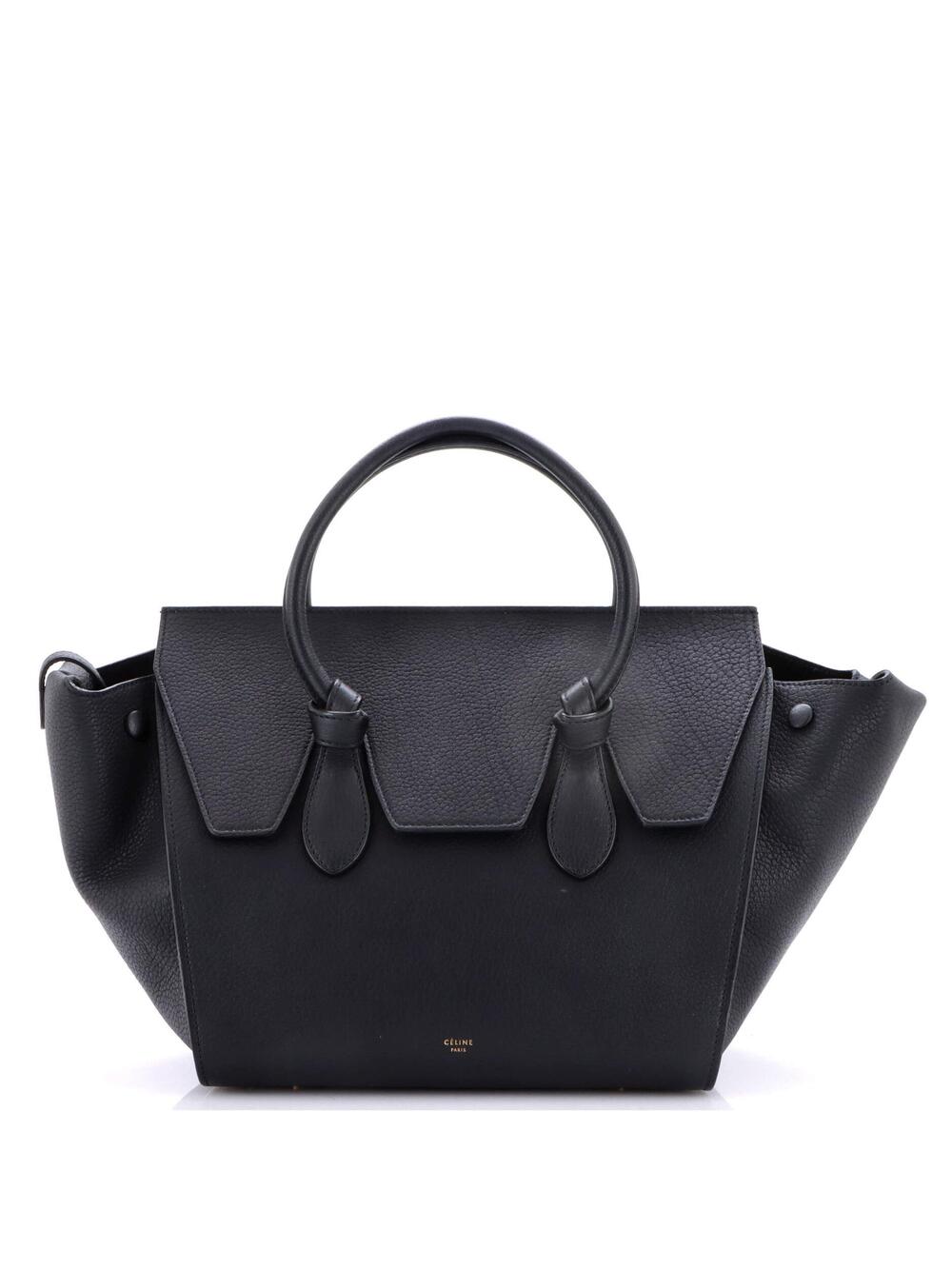 Celine Tie Knot Tote Grainy Leather #244984C10B